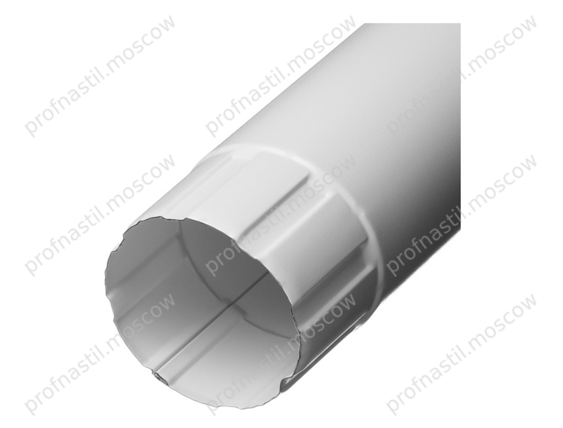 Труба водосточная Ø 100 мм цвет Белый RAL 9003 (L 3000 мм)